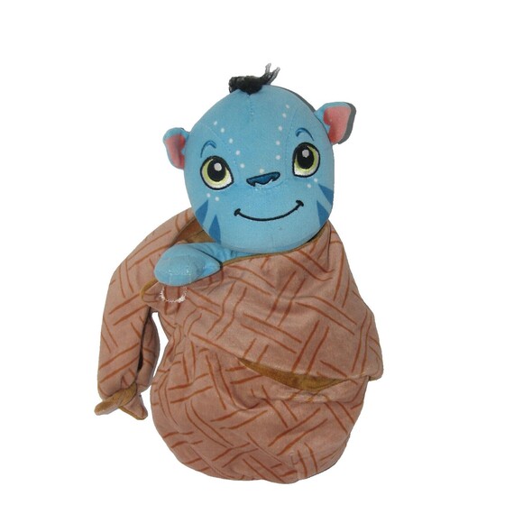 Disney Avatar Pandora Plush Baby Na'vi Blue Stuffed Toy 11" with Pouch - Picture 1 of 5